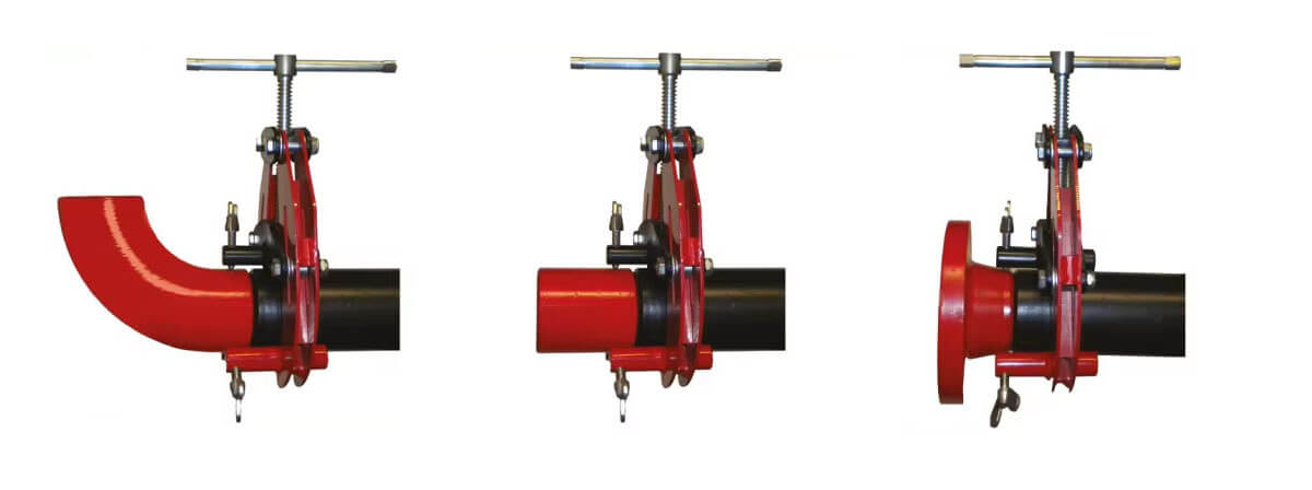 E-Z fit red pipe clamp