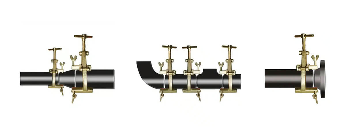 Gold pipe clamp1