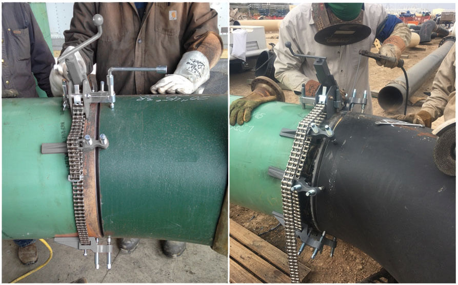 Single chain clamp application