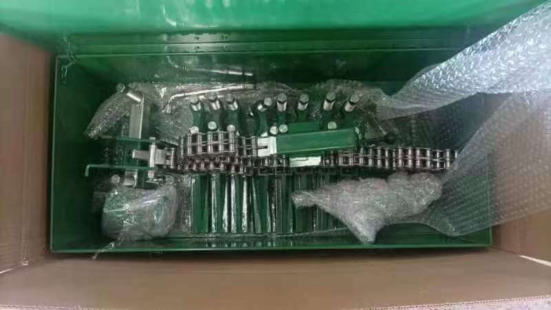 single chain clamp green box