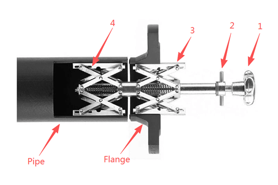 400 internal fit up pipe clamp
